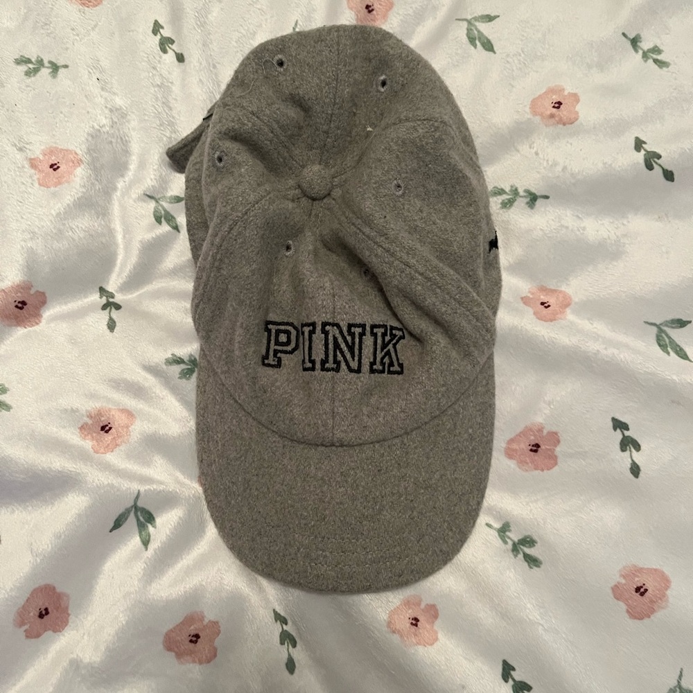 Victoria’s Secret pink gray hat